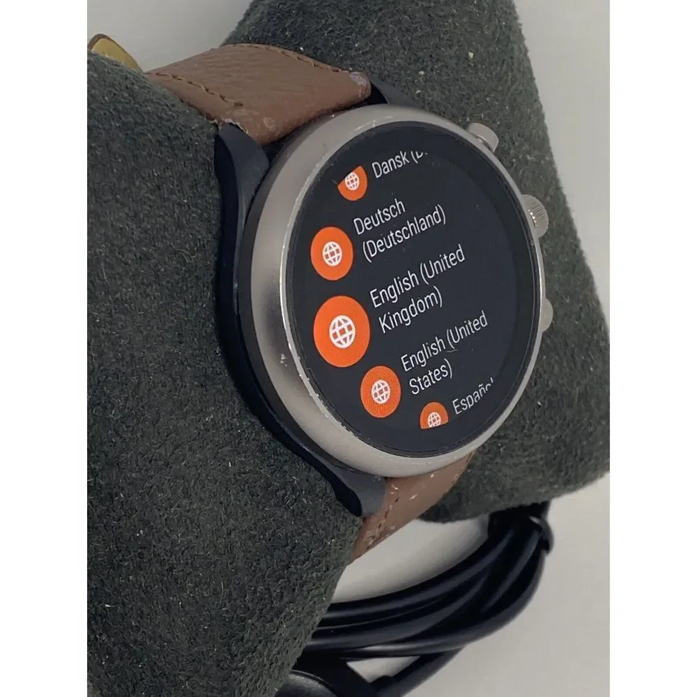 Fossil Gen 4 Authentic Digital Dial Smart Watch Custom Band FTW6024 AB552